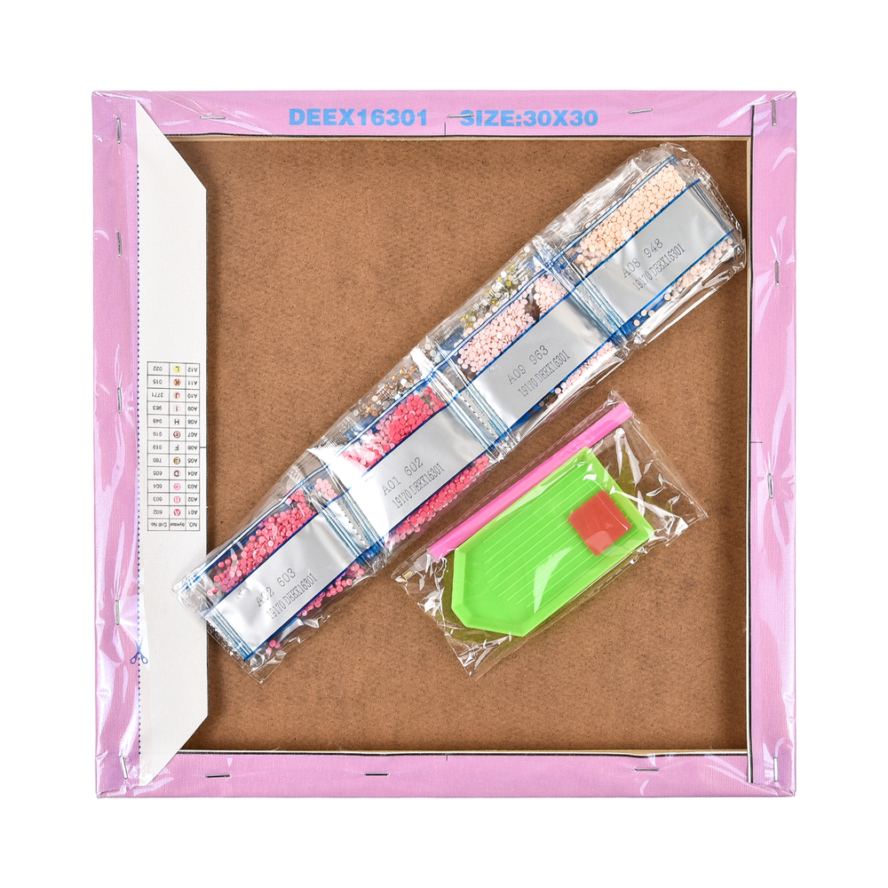 Фото, Відеоогляди алмазна мозаїка strateg преміум магія чорного кота розміром 30х30 см не повна викладка (deex16279)