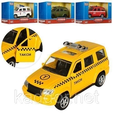 Машинка 6403ABEF (144шт) металл, инер-я,9см, 1:43, 4 вида, откр.двери, в кор-ке,12-7,5,5см