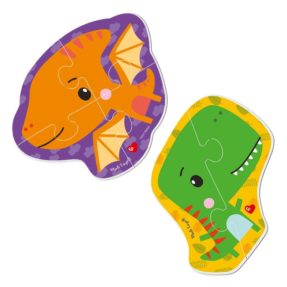 Фото, Відеоогляди магнітні бебі пазли «fisher-price. динозаврики» vt3208-16