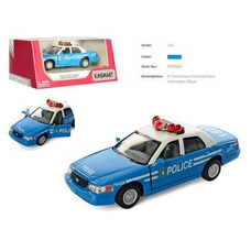 Машинка КТ 5342 AW Ford Crown Victoria Police Blue метал інерц