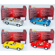 Машинка металева KINSMART KT 5358 W (96шт) інер-я, 1:32 CORVETTE STING RAY, откр.двері, в кор-ке