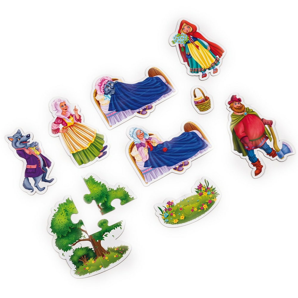 Фото, Відеоогляди магнітний театр «червона шапочка» vt3206-52