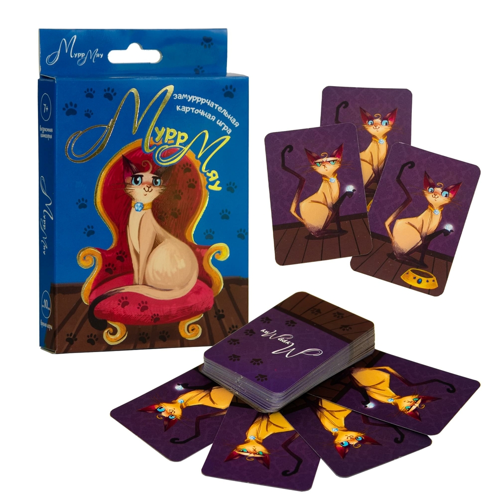 Фото, Відеоогляди карткова гра strateg мурр мяу російською мовою (30905)
