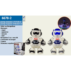 Робот 6678-2 972шт) світло звук в коробці 21*17*9см
