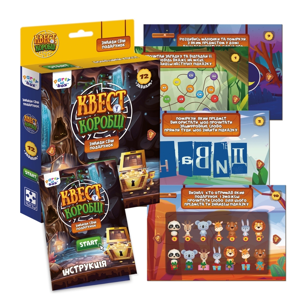 Фото, Відеоогляди гра настільна vladi toys розважальна. квест у коробці відеогра. vt5902-03