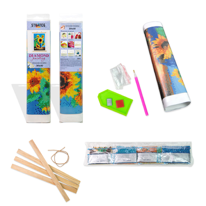 Фото, Видеообзоры алмазна мозаїка strateg преміум китайський краєвид шань-шуй без підрамника розміром 30х40 см  (jsdf81912)