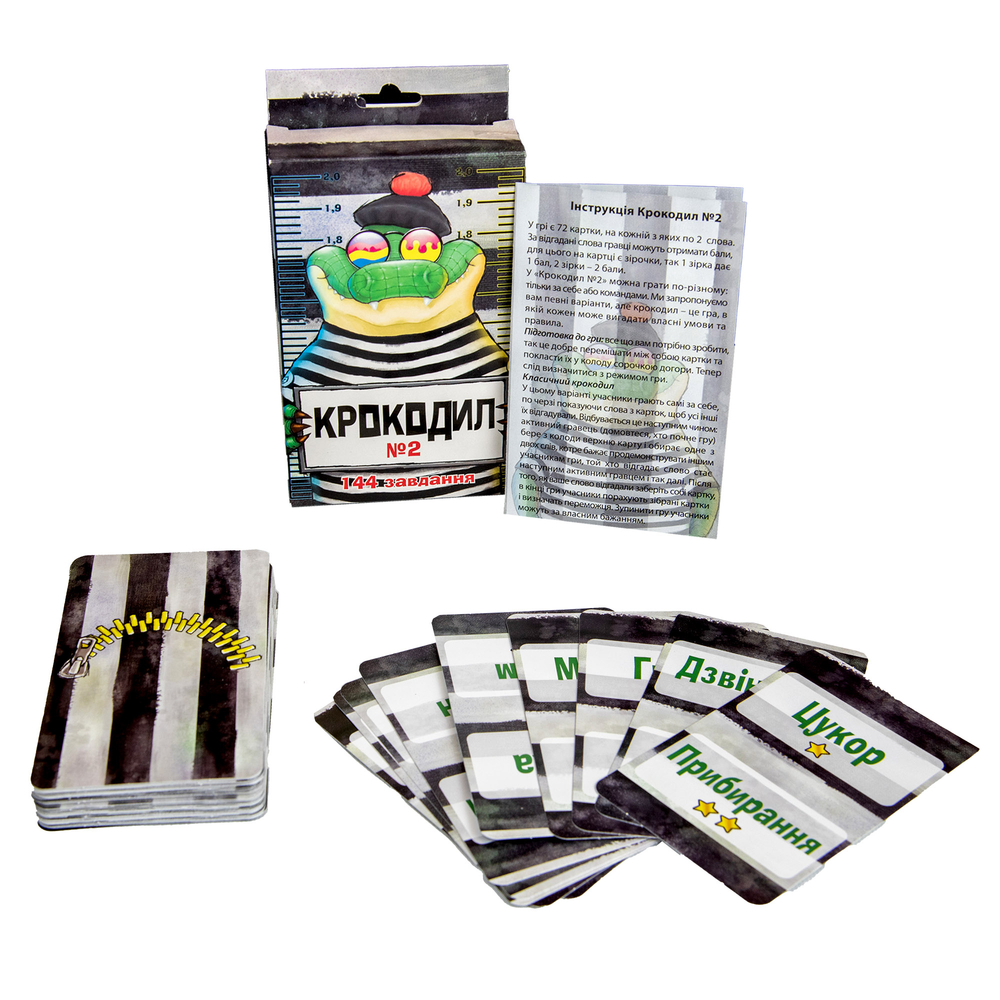 Фото, Видеообзоры настільна гра strateg крокодил №2 українською мовою (30725)