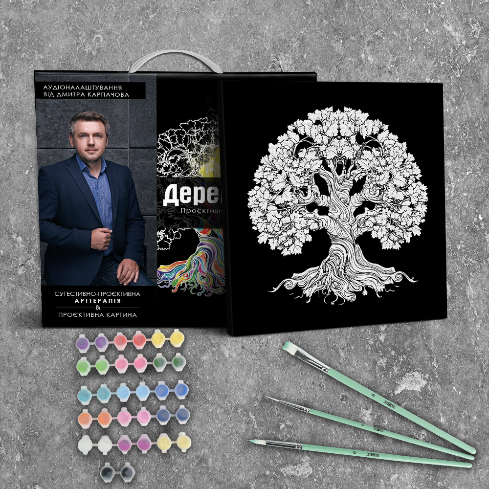 Фото, Видеообзоры картина "дерево змін" проєктивна картина. сюжет № 3 розміром 40х40 см (sk-1)