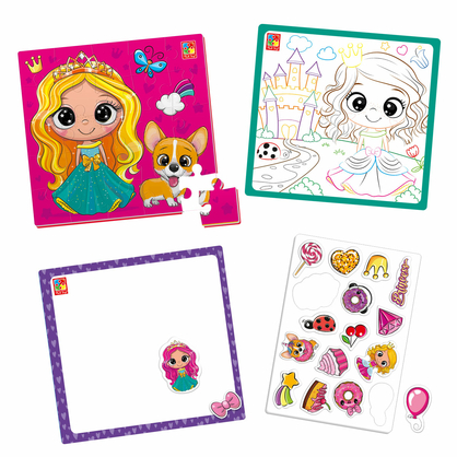 Фото, Видеообзоры набір для творчості vladi toys 4 в 1. принцеси. vt4210-15