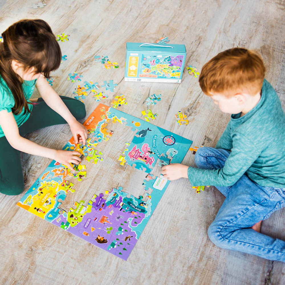 Фото, Видеообзоры пазл dodo мапа європи (англ. мова)