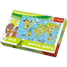 Пазли 15527 Карта світу 100ел.