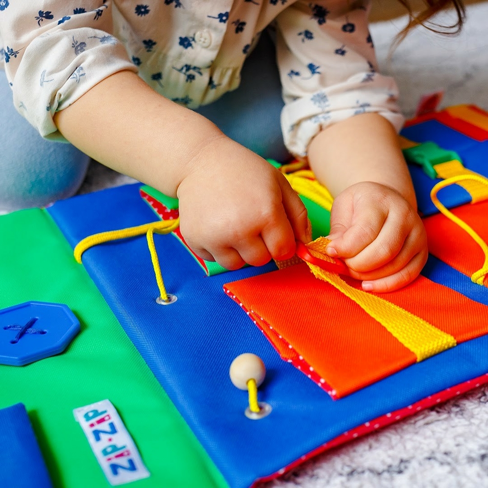 Фото, Відеоогляди бізіборд із застібками "три гральні панелі" roter kafer rz1001-01