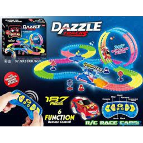 Трек на р/к 130 (24/2) світло, звук, 187ел, довжина трека 425см, в коробці