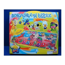 Муз.коврик YQ2958 (36шт/2) Вечеринка на пляже, батар., в кор. 35*27*4см