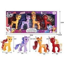 Набір поні XQ9933В (36/2) 4 фігурки, в коробці