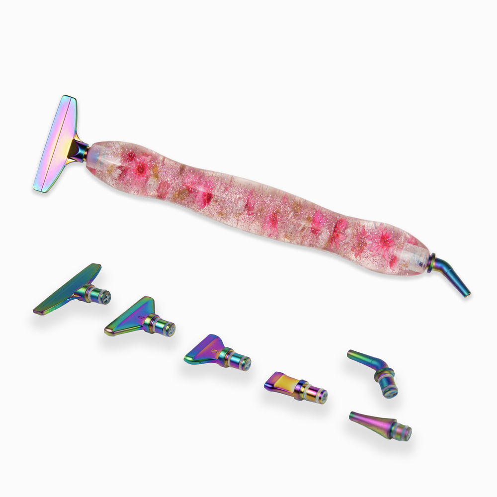 Фото, Видеообзоры стилус скляний квіти (6 змінних насадок) strateg (va-10026)