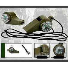 Свисток JL111-1 (960) військовий, компас, шнурок, 6см