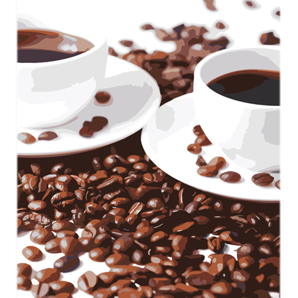 Фото, Видеообзоры картина за номерами strateg преміум ароматна розмова з лаком та з рівнем розміром 30х40 см (ly30)