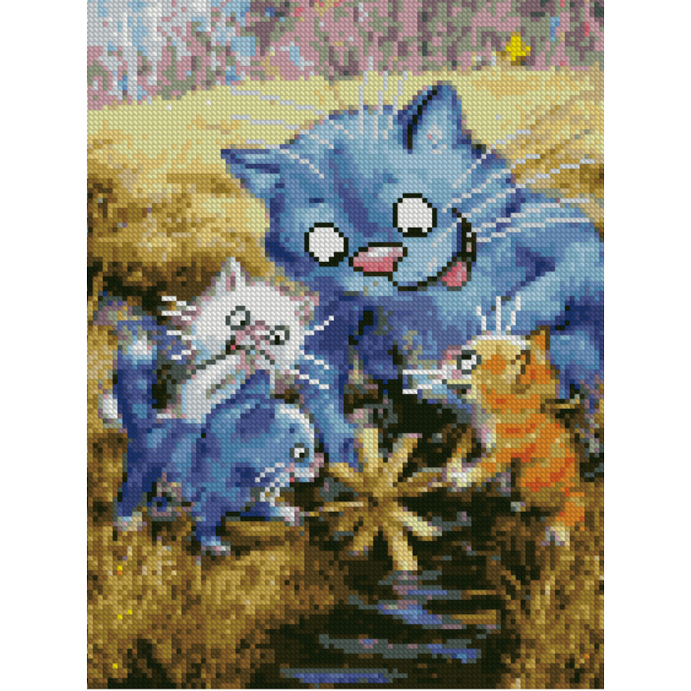 Фото, Відеоогляди алмазна мозаїка strateg преміум весела рибалка 30х40 см hx078