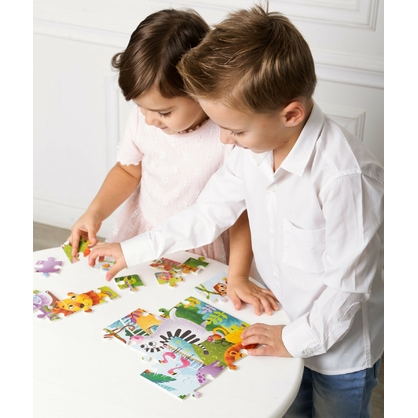 Фото, Видеообзоры м'які пазли а4 «зоопарк» vt1102-33