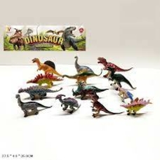 Тварини набір пласт. арт.2060В (60шт/2) динозаври, 12шт/2, пакет Тварини набір пласт. арт.2060В (60шт/2) динозаври, 12шт/2, пакет