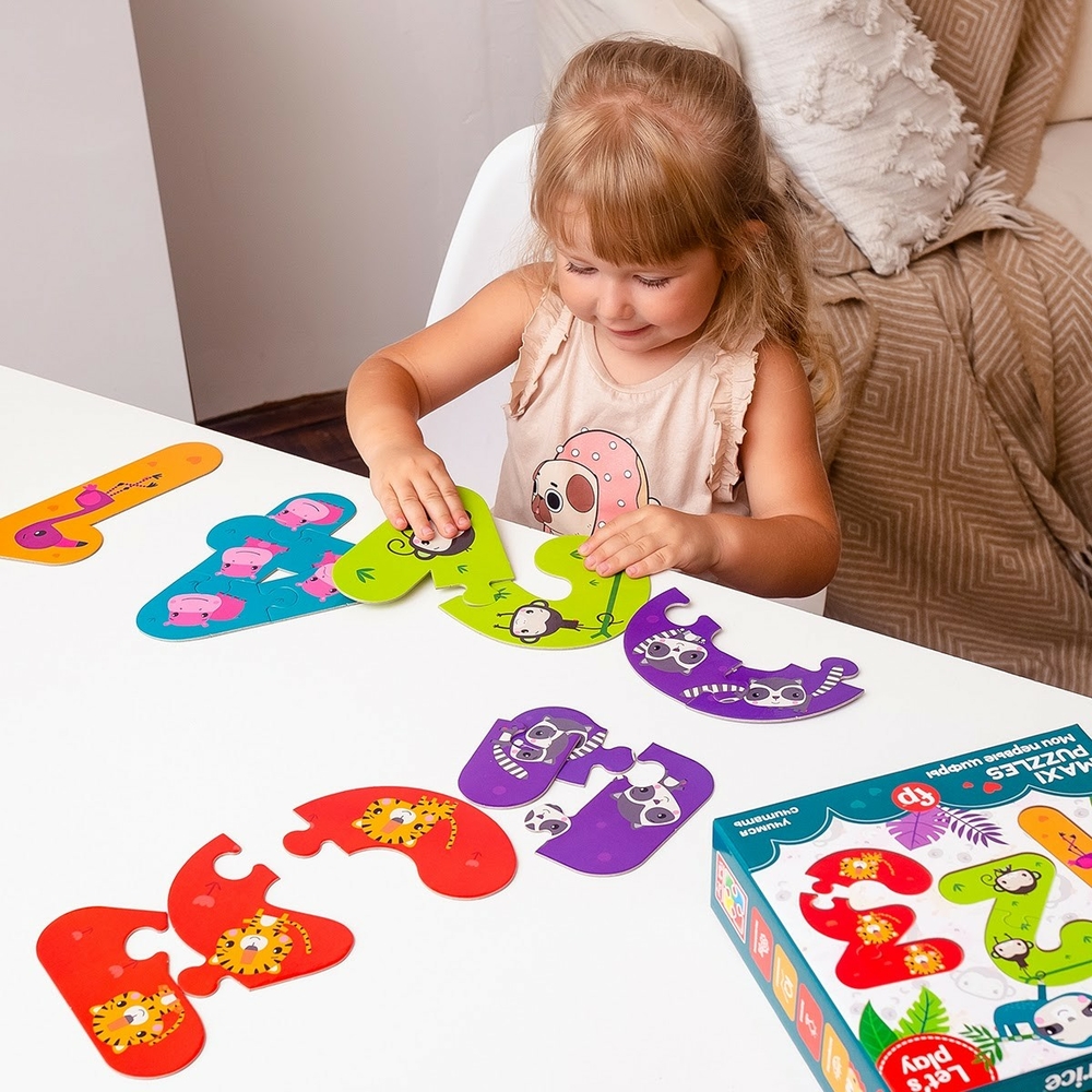 Фото, Видеообзоры максі пазли «fisher-price. мої перші цифри» vt1711-07