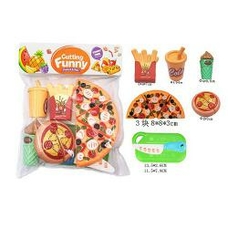 Продукти 6610 (72шт) піца на липучці в кульку 22*25*7см