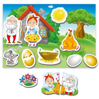 Фото, Відеоогляди гра настільна vladi toys магнітний театр академія розвитку "курочка ряба" vt3206-31