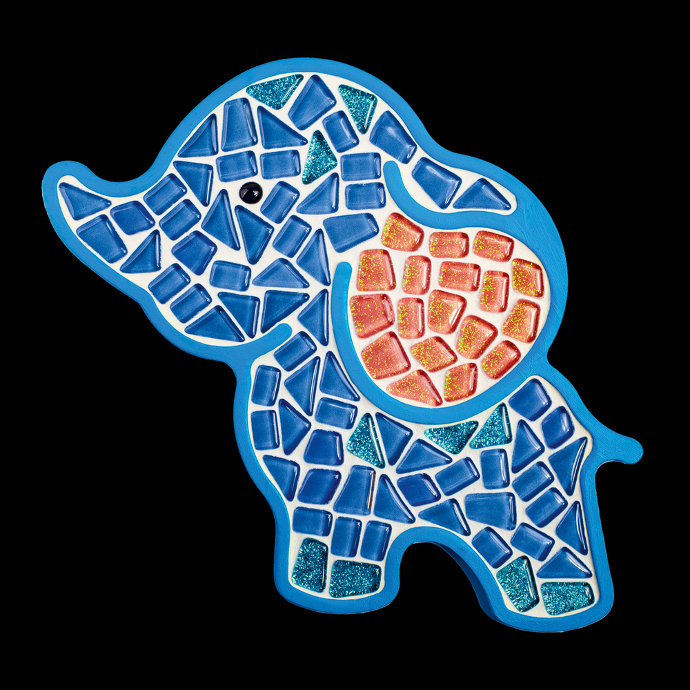 Фото, Видеообзоры набір для творчості скляна мозаїка «слоник» для дітей mosaaro ma7000