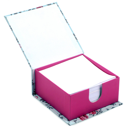 Фото, Видеообзоры картонний бокс з папером для нотаток 90х90мм vt9901-80