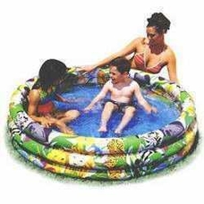 Дитячий надувний басейн Intex 58449 «Хвилі», 168 х 38 см