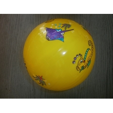 М'яч для фітнесу-55см M 0074 U / R (40шт) з ручкою, 10 видів (рус.мультік), 750г