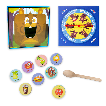 Фото, Видеообзоры настільна гра strateg погодуй мене - бобер українською мовою 30378