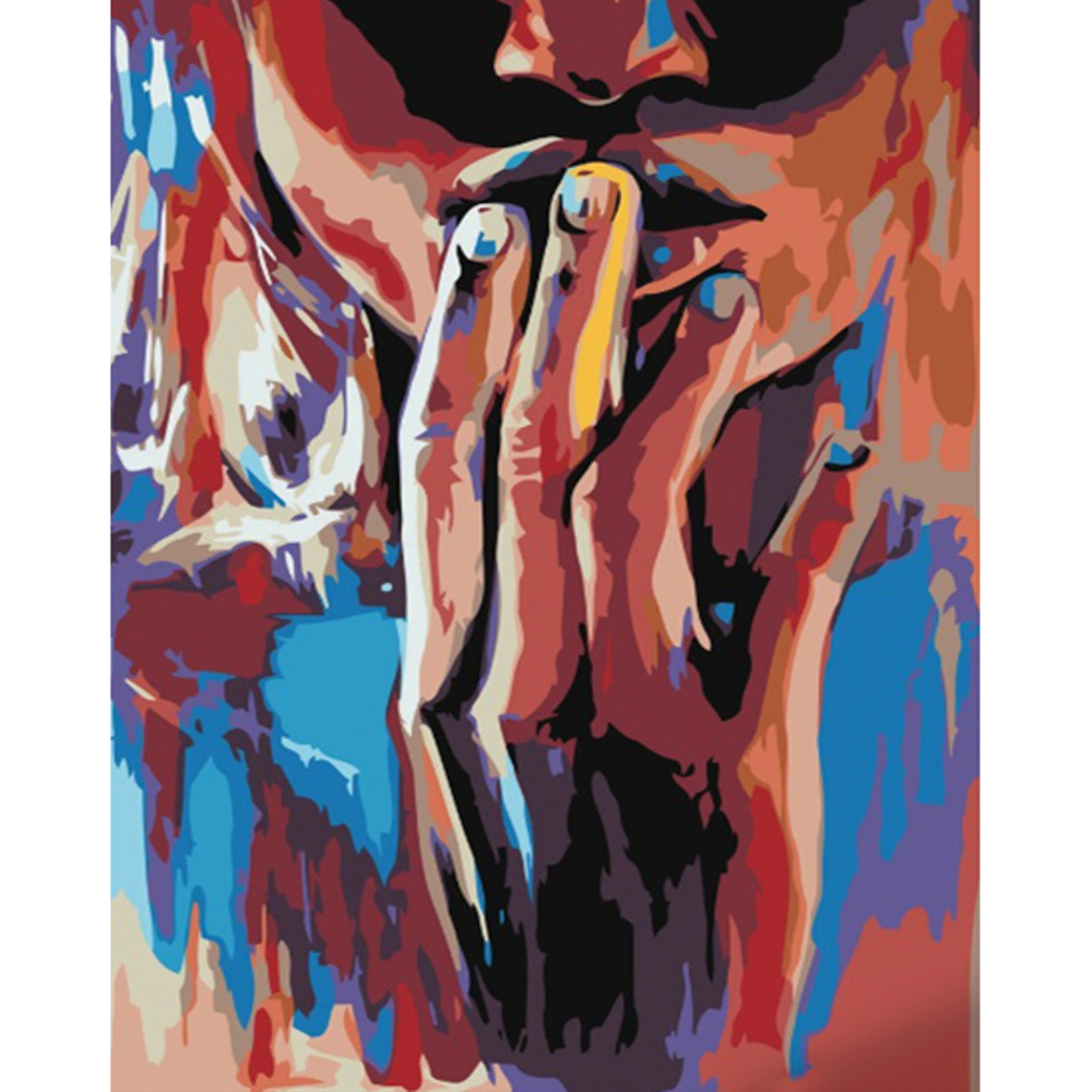 Фото, Відеоогляди картина за номерами strateg преміум таємні думки з лаком розміром 40х50 см (gs1141)