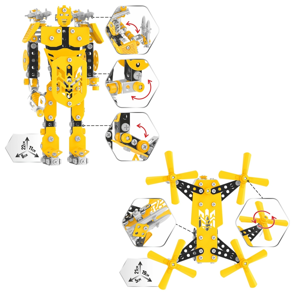 Фото, Видеообзоры іграшка "конструктор металевий технок", арт.0136