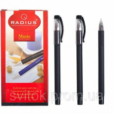 Ручка  Mazic Rubber прорезин.корпус  упак.12шт.стержень черный