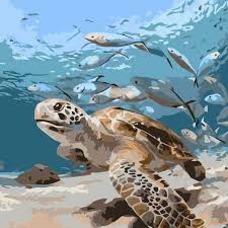 Картина 014 Підводний світ 40*40см
