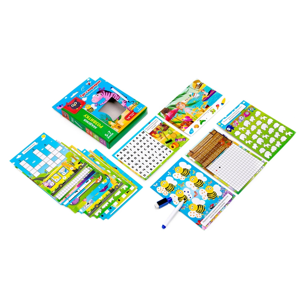 Фото, Видеообзоры гра з маркером «пиши та витирай. високий рівень» vt5010-06