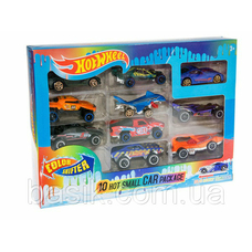 Набір модельокHBS708-10 HotWheels 10шт метал.міняє колір