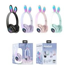 Навушники С64085 (80) 4 види, bluetooth, світло карта памяті, мікрофон, в коробці