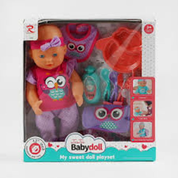 Пупс 6806 (24) п'є з пляшечки, ходить у горщик,  аксесуари, 32см, в кор