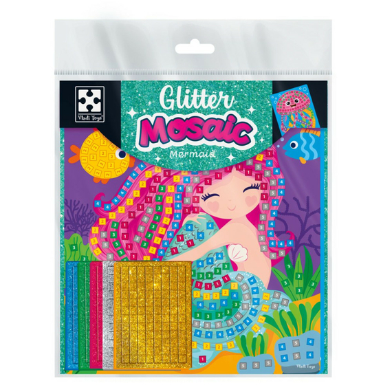 Отзывы  набір для творчості vladi toys зі блискучою мозаїкою «русалонька та медуза» vt4511-13