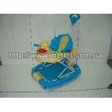 Ходунки GL 3290 B 7 (1шт) качалка, с ручкой, уточка, синие