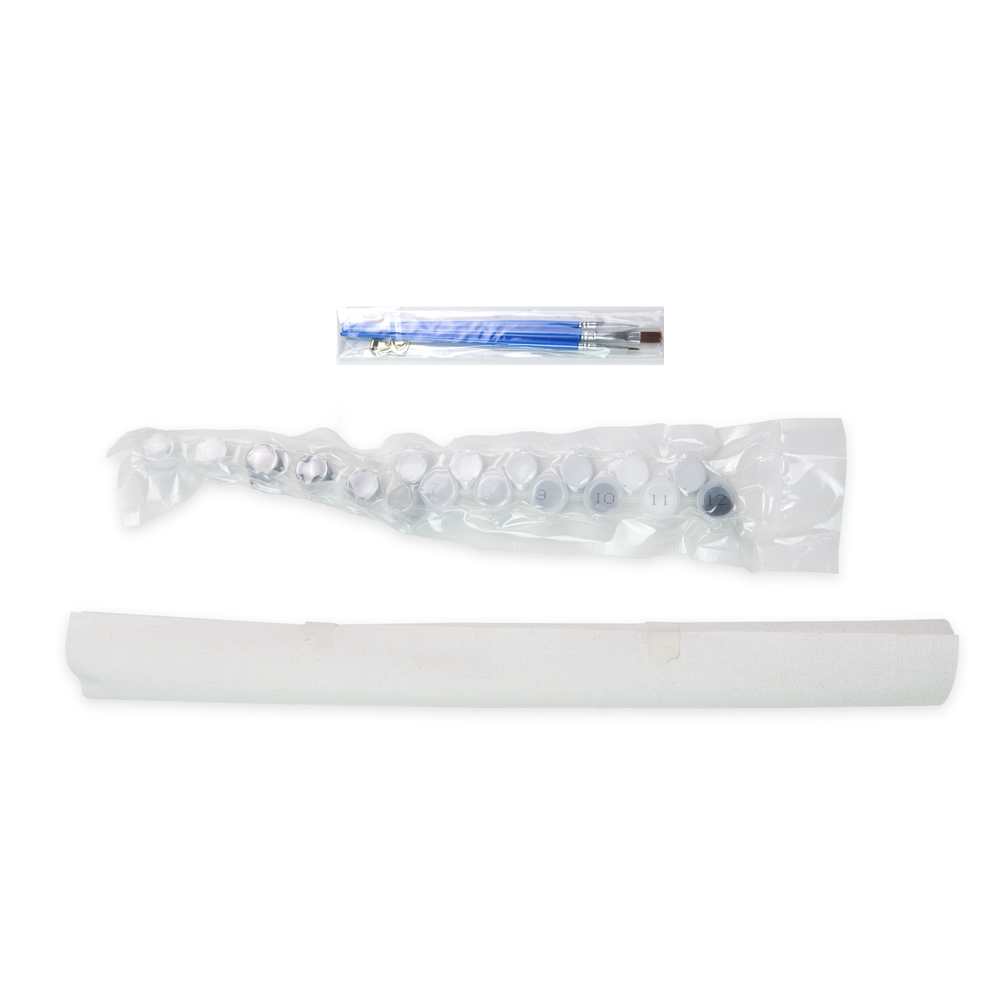 Фото, Видеообзоры картина за номерами strateg  поп-арт такса без підрамника розміром 40х50 см (br001)