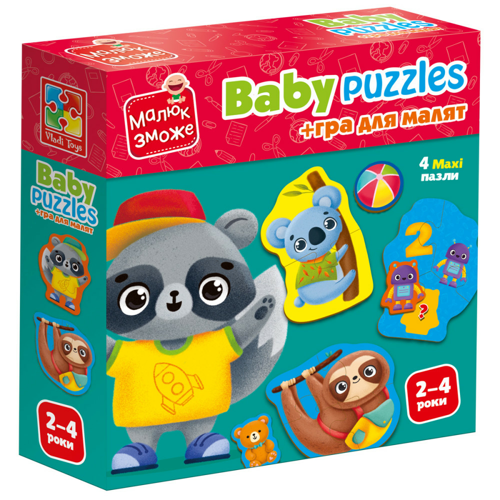Фото, Видеообзоры гра розвиваюча vladi toys пазли картонні з грою. тварини. іграшки. vt1722-27
