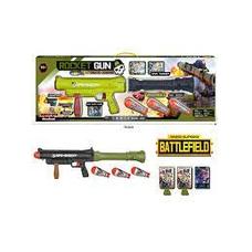 Автомат HS22 (12шт) гранатомет, 60см, снаряди 3шт світяться, в коробці