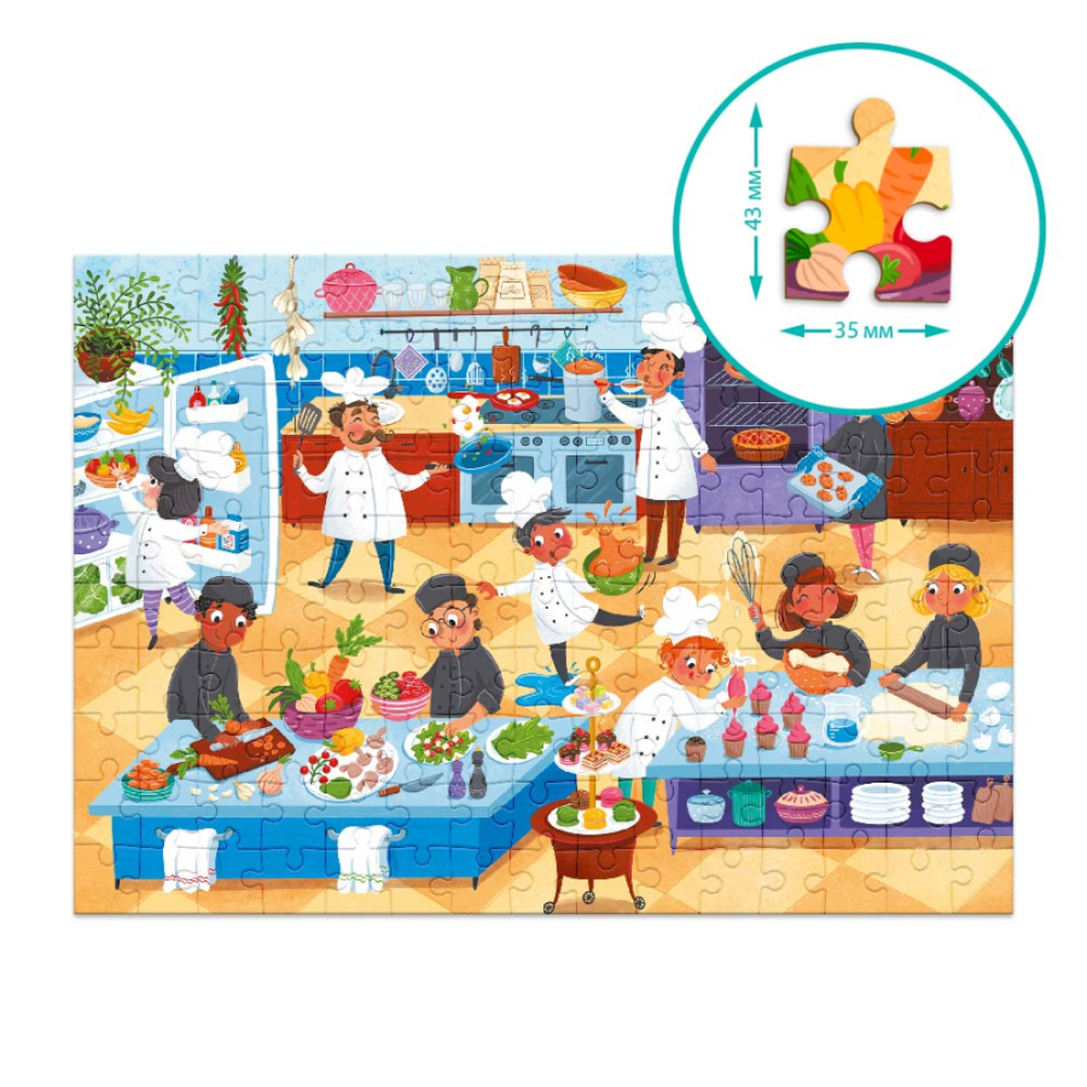 Фото, Відеоогляди пазл dodo професії повар