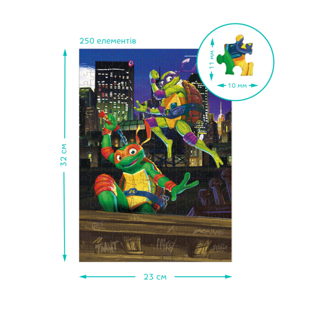 Фото, Відеоогляди пазл dodo tmnt донателло та мікеланджело