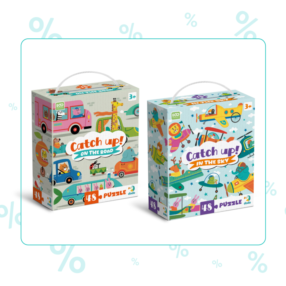 Фото, Відеоогляди набір пазлів dodo наздоганяй