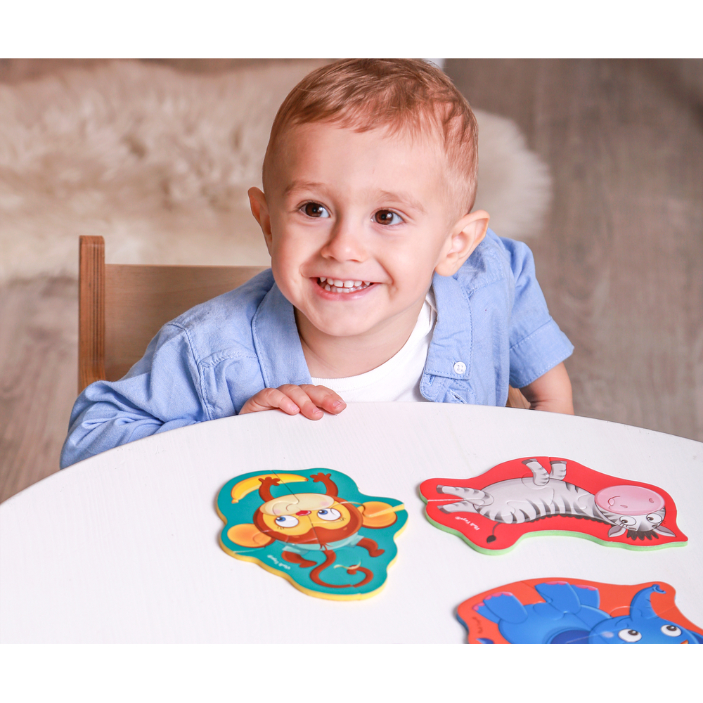 Фото, Видеообзоры бебі пазли «дитинчата. зоопарк» vt1106-88